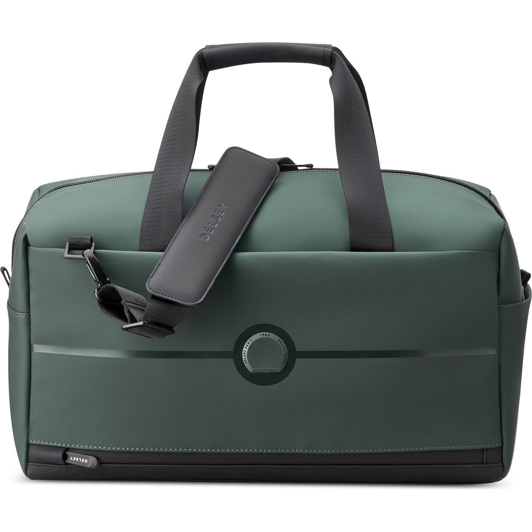 Delsey, Unisex, Tas, Turenne Soft Weekender reistas 45 cm, Groen, (26 l)