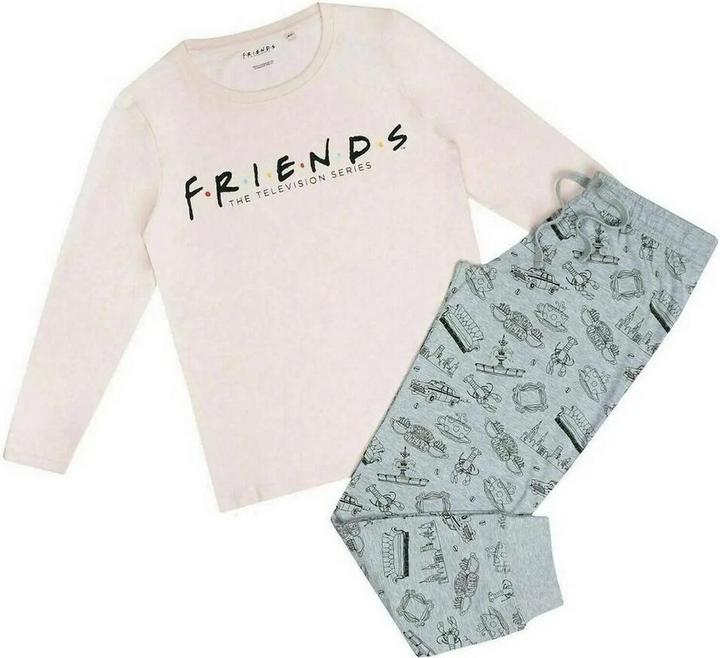 Actual product image Friends Pyjamas With Long Trousers Long Sleeves (M)