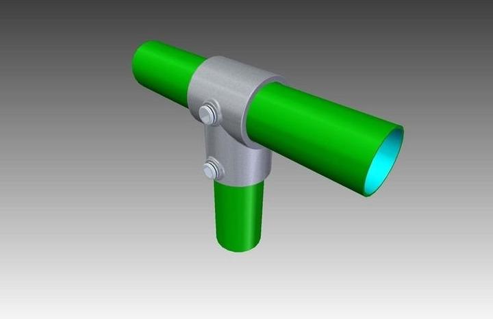 Produktbild Averde Rohrverbinder T-Verbinder 1 1/4" (42,4 mm), 90° - kurz (T-Verbindung)