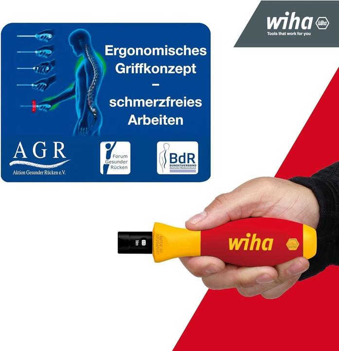 Actual product image Wiha Set TorqueVario®-S electric (Phillipps cross recess (PH), Pozidriv cross recess (PZ))