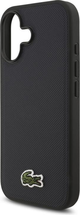 Produktbild Lacoste Iconic Petit Pique Woven Logo MagSafe Case for iPhone 17 Navy Blue (Apple iPhone 17)