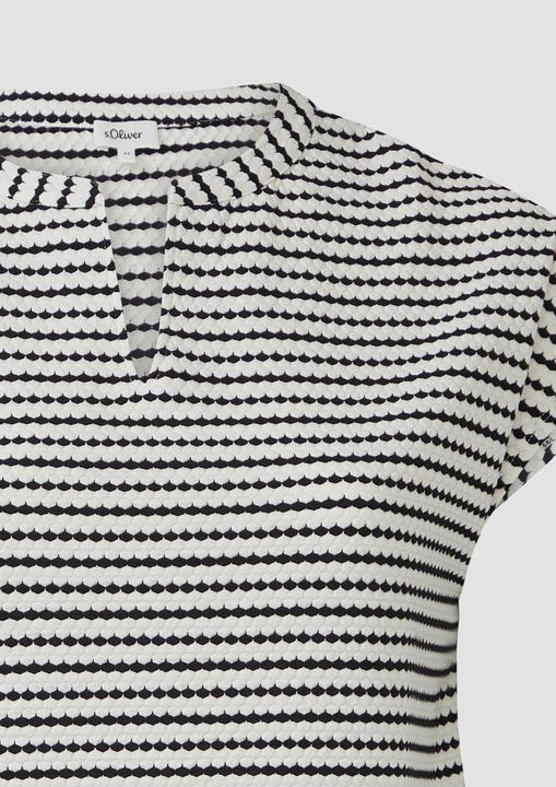 Produktbild S.Oliver T-Shirt Strukturiertes T-Shirt im Relaxed Fit (48)