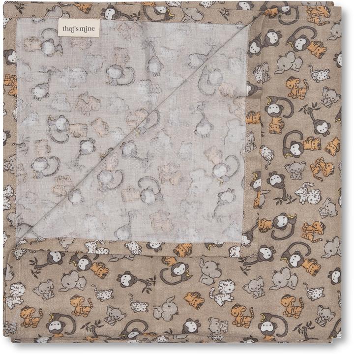 That's mine - Jana muslin swaddle - Jungle friends - Onesize