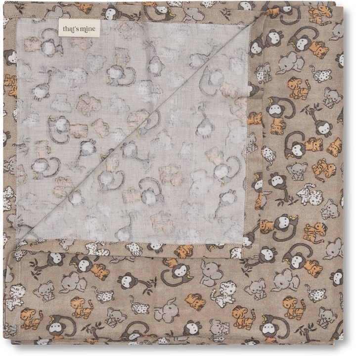 Actual product image That's mine - Jana muslin swaddle - Jungle friends - Onesize