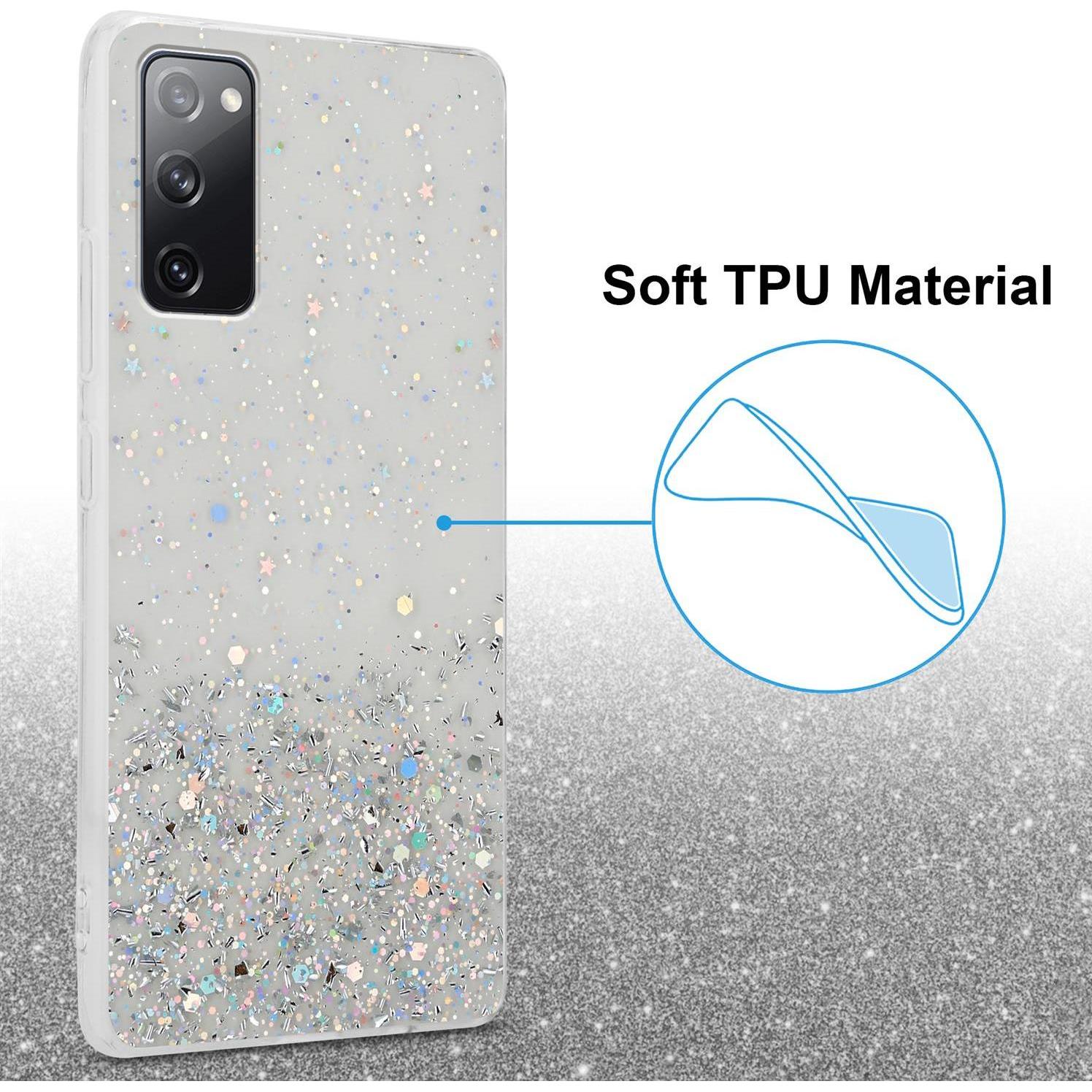 Thumbnail - Cadorabo TPU Cover funkelnder Glitter (Samsung Galaxy S20 FE), Smartphone Hülle, Transparent