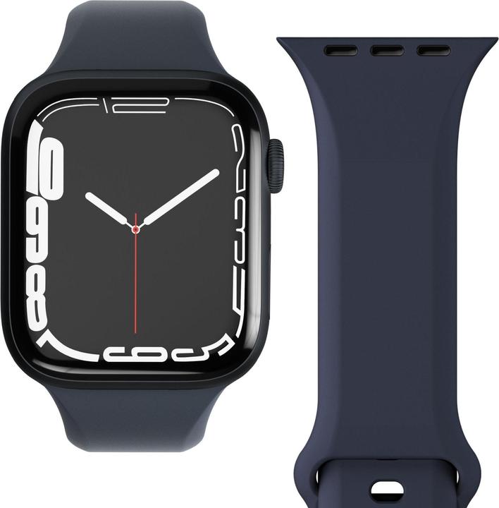 Produktbild Vonmählen Classic 2 Silikonarmband für Apple Watch 38 40 41 mm dunkelblau (Silikon)