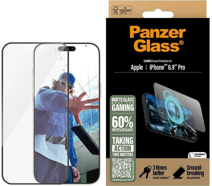 Produktbild PanzerGlass Gaming UWF (1 Stk., Apple iPhone 16 Pro Max)