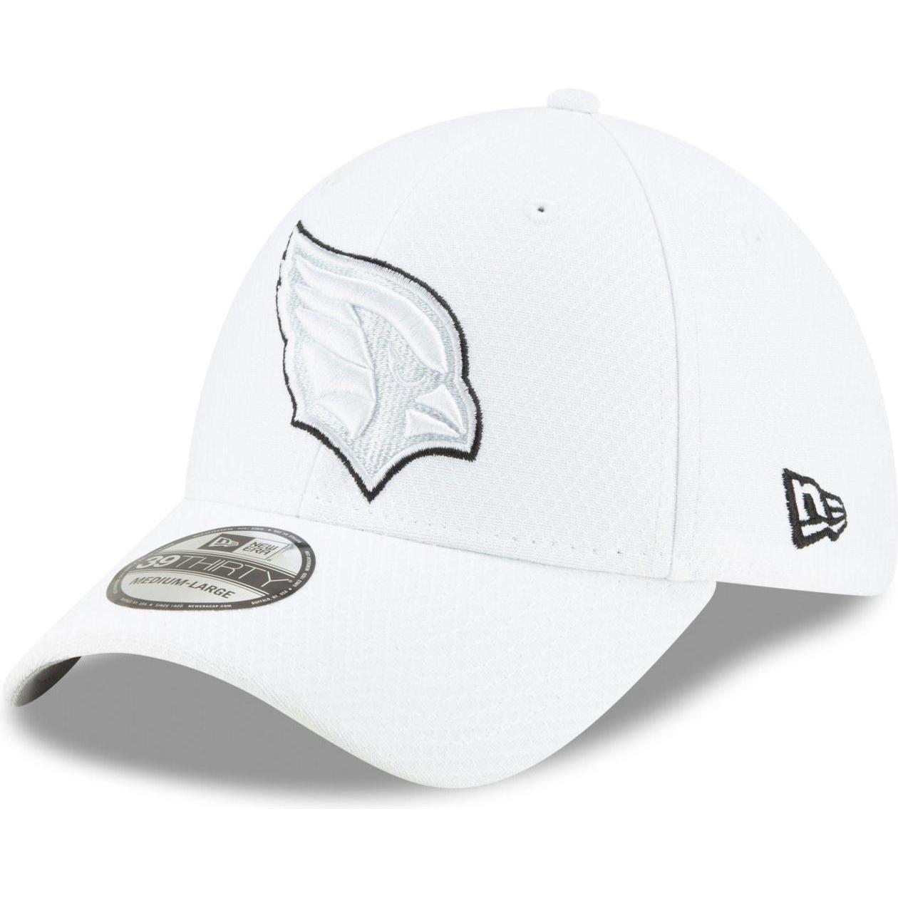 New Era, Herren, Cap, 39Thirty Stretchfit NFL Platinum Sideline, Weiss, (M)
