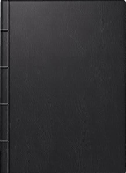 Actual product image Glocken Pocket calendar 10x14cm black calendar 2025 (1 day / 2 pages)