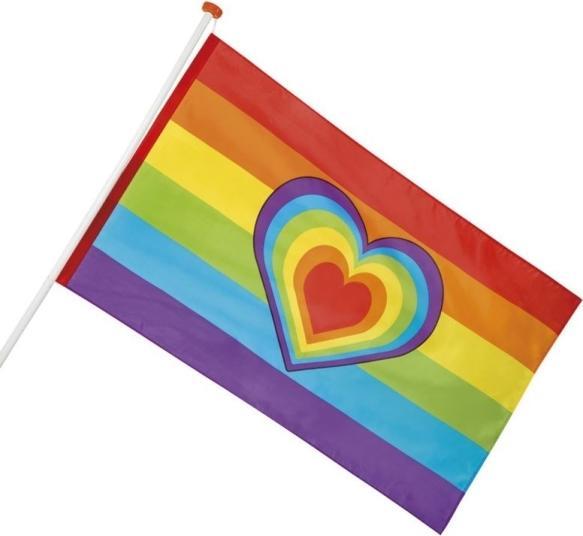 Produktbild Boland Regenbogen Herz - Peace