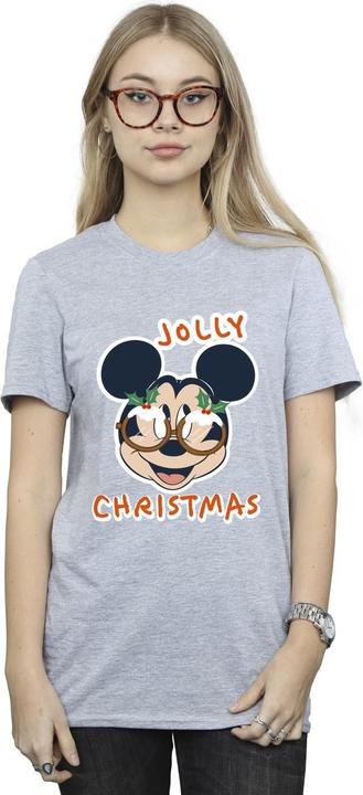 Produktbild Disney Mickey Mouse Jolly Christmas Glasses TShirt (5XL)