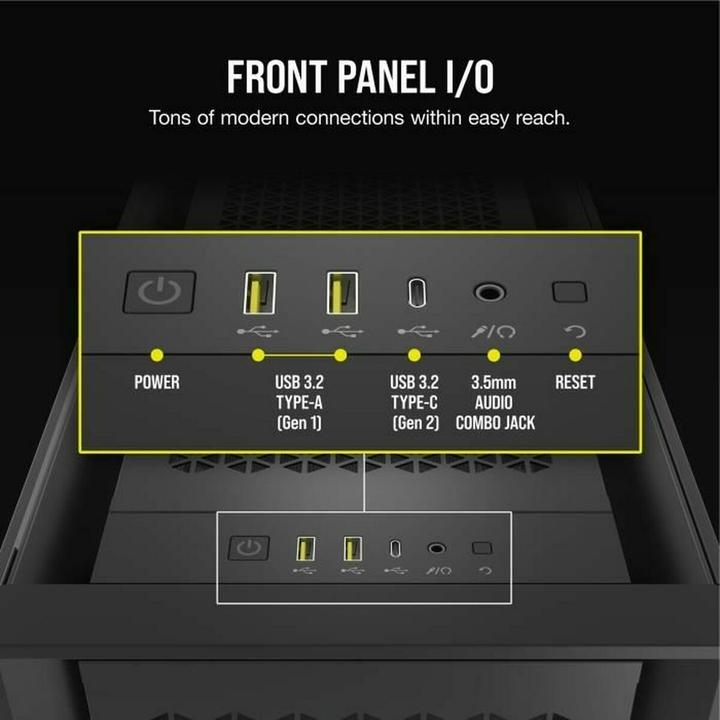 Actual product image Corsair Frame 5000D RS ARGB (mATX, Mini-ITX, ATX, E-ATX)