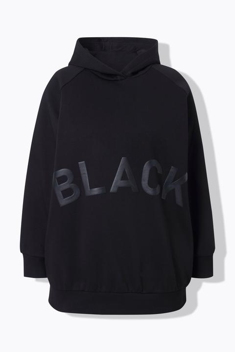 Actual product image Ulla Popken Rubber Black Lettering Sweatshirt (46, 48)