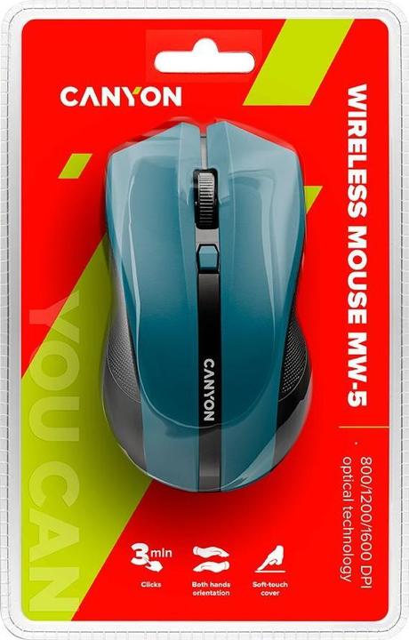 Actual product image Canyon Mouse MW-5 Wireless optical 4 buttons (Wireless)