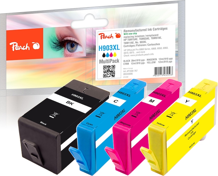 Produktbild Peach 903XL MultiPack (M, BK, C, Y)