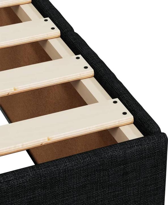 Actual product image vidaXL Bo x springbett mit Matratze 90 x 190 cm Stoff (90 x 190 cm)