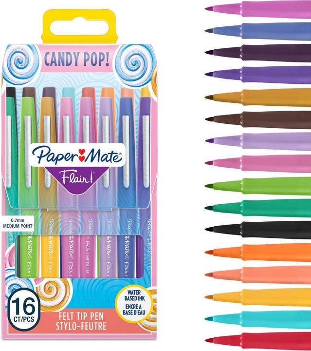 Produktbild Paper Mate Flair Candy Pop (16x)