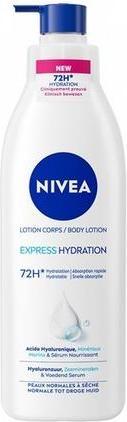 Produktbild NIVEA Express Lotion 72h Feuchtigkeit für normale bis trockene Haut (Körperlotion, 250 ml)