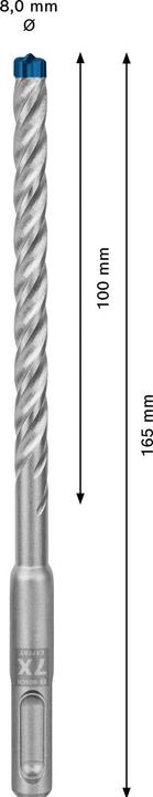 Actual product image Bosch Professional Zubehör EXPERT SDS plus-7X hammer drill bit, 8 x 100 x 165 mm, 10 pcs. (8 mm)