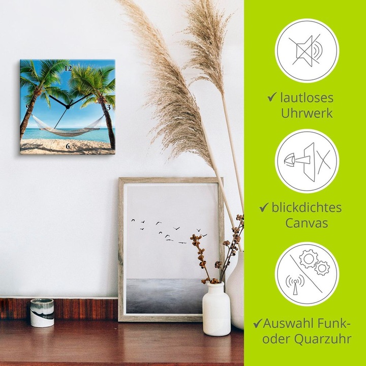 Immagine prodotto Artland Spiaggia di palme caraibiche con amaca (30 cm)