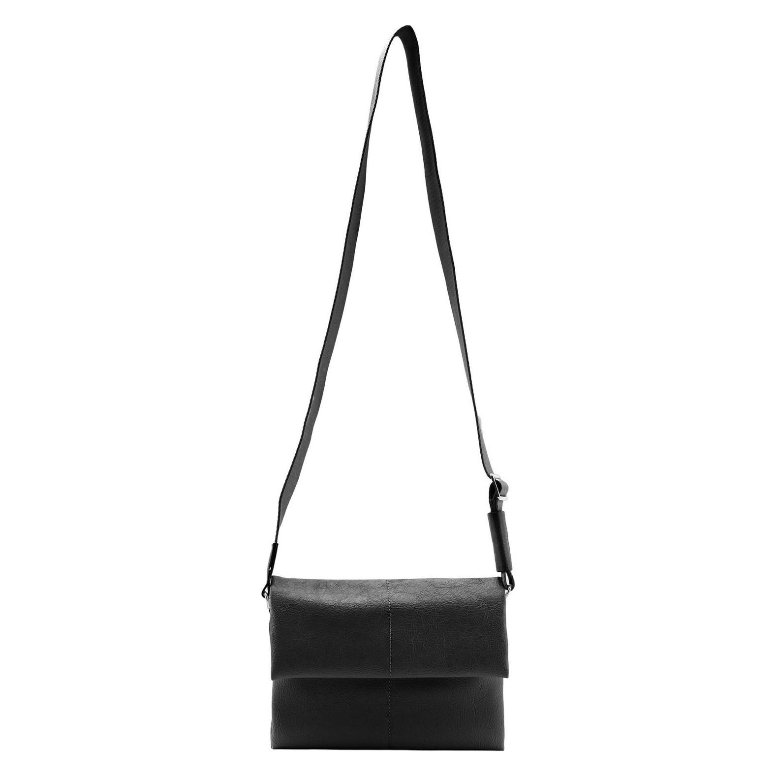 Seidenfelt, Damen, Handtasche, Vejen Crossbag, Schwarz