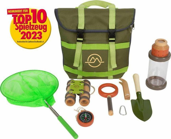 Actual product image small foot Discover" backpack