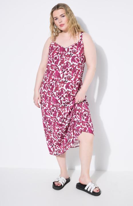Produktbild Studio Untold Maxikleid, A-Line, Satin, Leo-Alloverdruck (42, 44)
