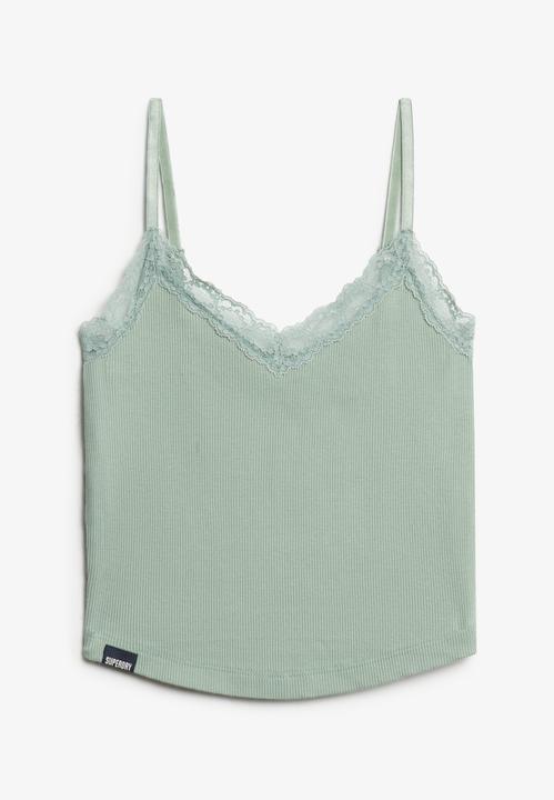 Actual product image Superdry Essential Lace Trim Crop Cami (10XL, 11XL, 12XL)