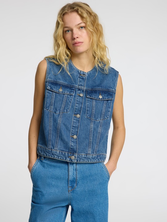 Produktbild Selected Femme Cropped Jeansweste (40)