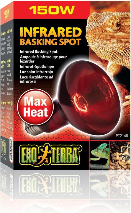 Actual product image Exo Terra Infrared Basking Spot R30/150W (UVB, UVA)