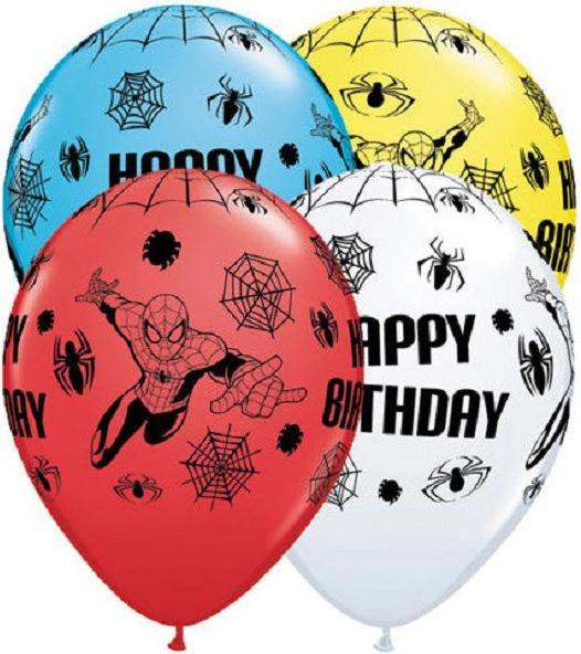Produktbild Qualatex Spiderman-Latexballons (6x)