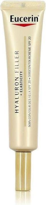 Eucerin Augenkonturenpflege Hyaluron-Filler + Elasticity, SPF20 - 15 ml (Augenpflege Gel, 15 ml, Tag)