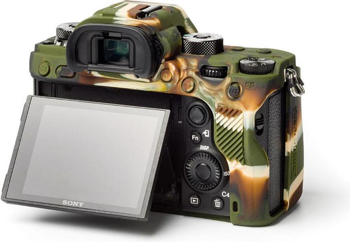 Productafbeelding easyCover Siliconen beschermer camouflage voor Sony Alpha 9/ A7III/ A7RIII (Mouw, Sony Alpha 9 III)