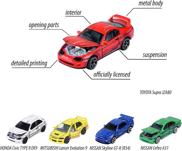 Productafbeelding Majorette Japan-serie 5-delige cadeauverpakking