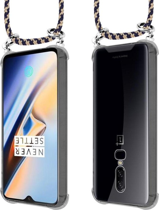 Produktbild Cadorabo TPU Handy Kette SILBER Cover