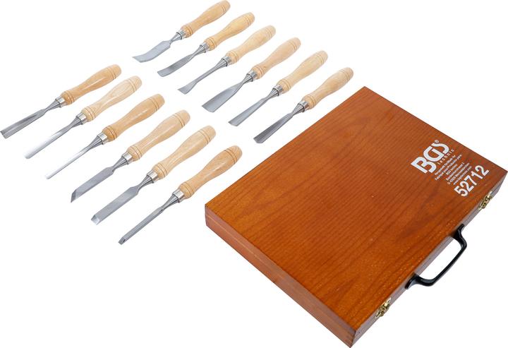 Image du produit BGS Jeu de ciseaux à bois 12 pièces (12 mm)