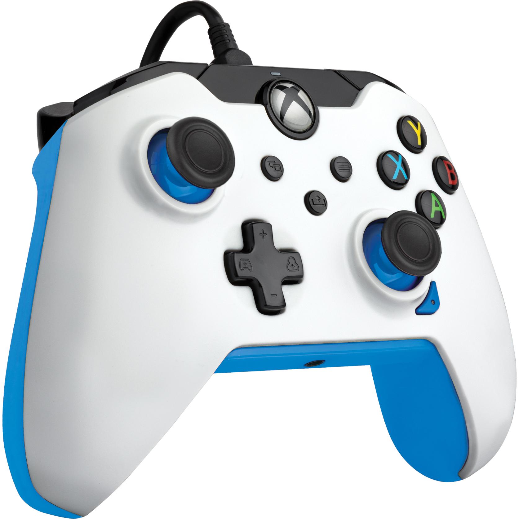 Pdp Blu/Bianco Controllore Cablato (Pc, Xbox One S, Xbox Series S, Xbox Series X), Controller Gaming,