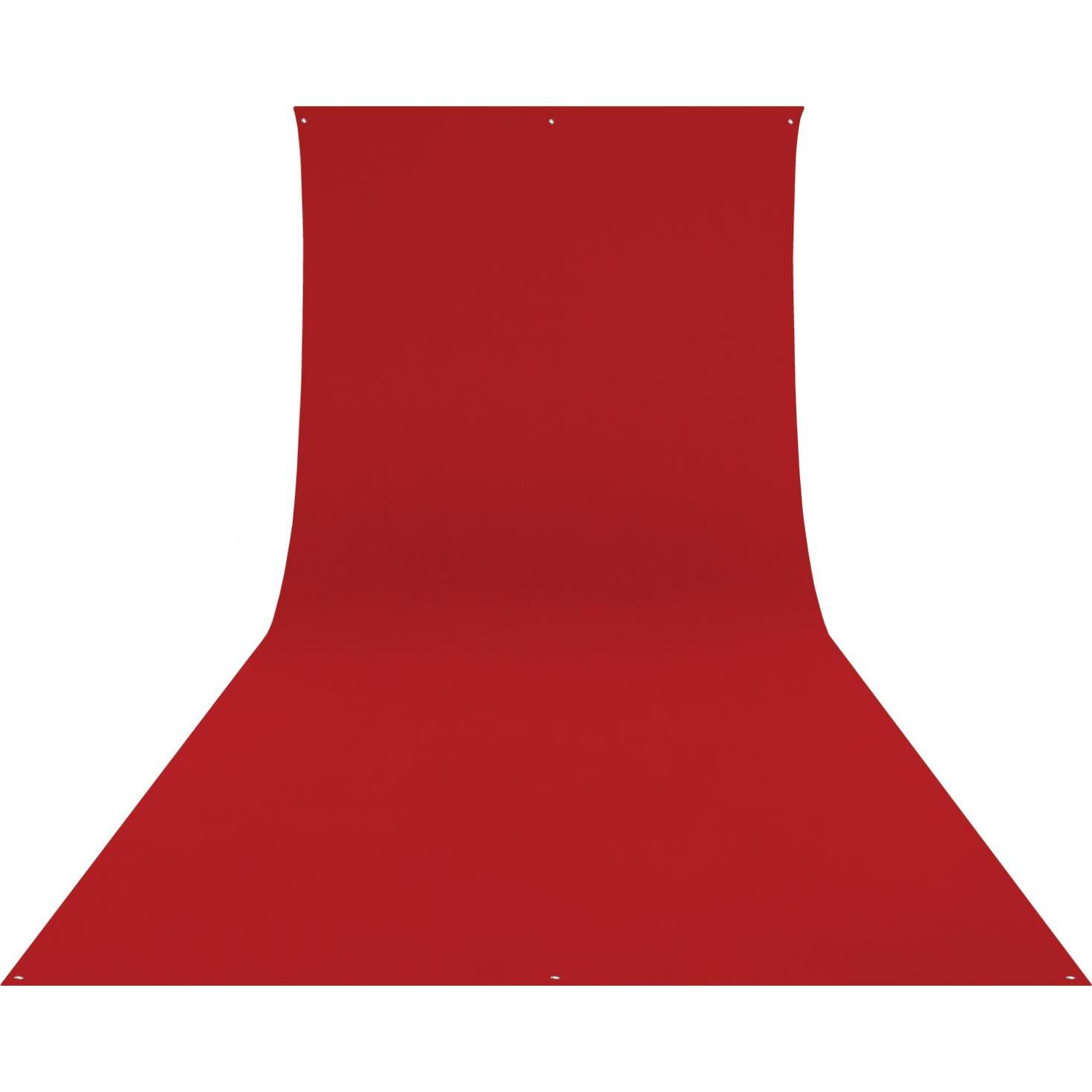 Westcott Wrinkle Resistant Backdrop Scarlet Red (9' x 20') (270 cm, 610 cm), Hintergrundsystem, Rot