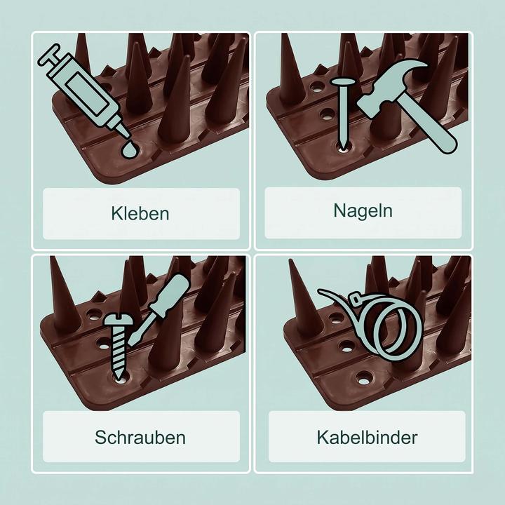 Produktbild Relaxdays 20x Vogelabwehr-Spikes