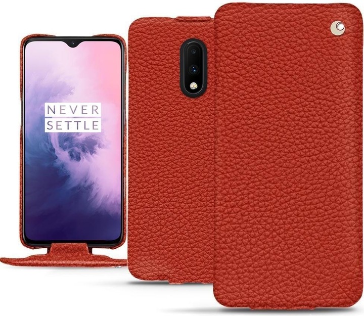 Actual product image Noreve Leather cover vertical (OnePlus 7)