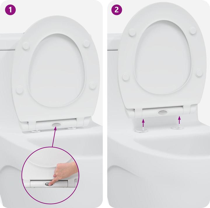 Produktbild vidaXL Toilettensitz