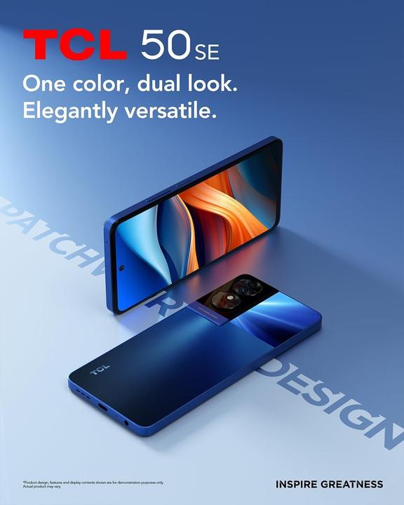 Actual product image TCL 50 SE (230 GB, Space grey, 6.78", Dual SIM, 4G)