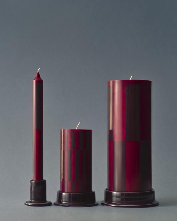 Produktbild HAY - Tube Candleholder Small H5 cm - Bordeaux