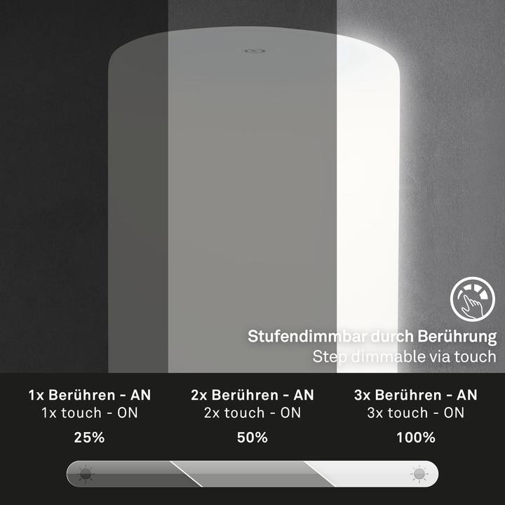Image du produit Briloner Lampe de table LED, chrome mat, 1xModules LED/3W (350 lm)