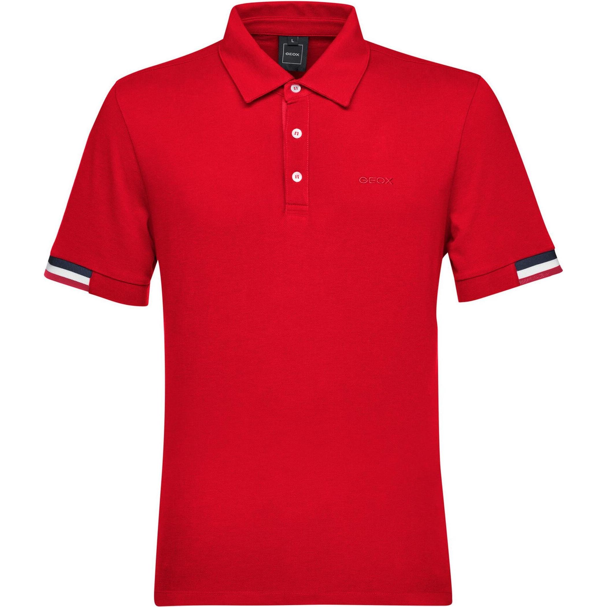 Geox, Herren, Shirt, Polo-Shirt Piquet 2, Rot, (XXL)