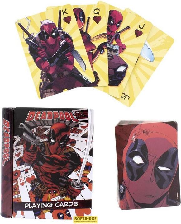 Actual product image Paladone Products Deadpool: Playing Cards - 54 Hand