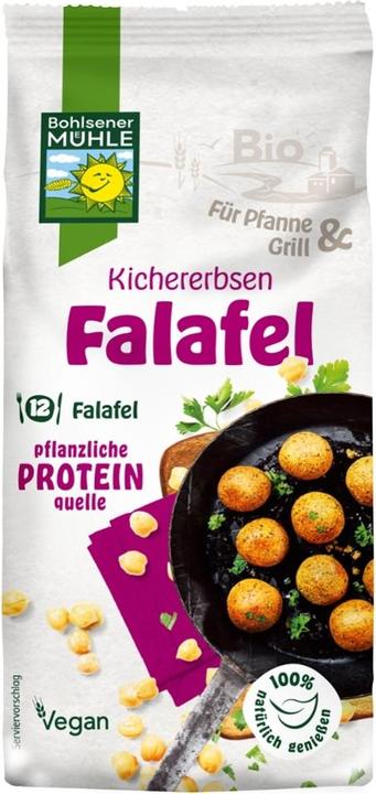 Produktbild Bohlsener Mühle Kichererbsen Falafel Bio (165 g)