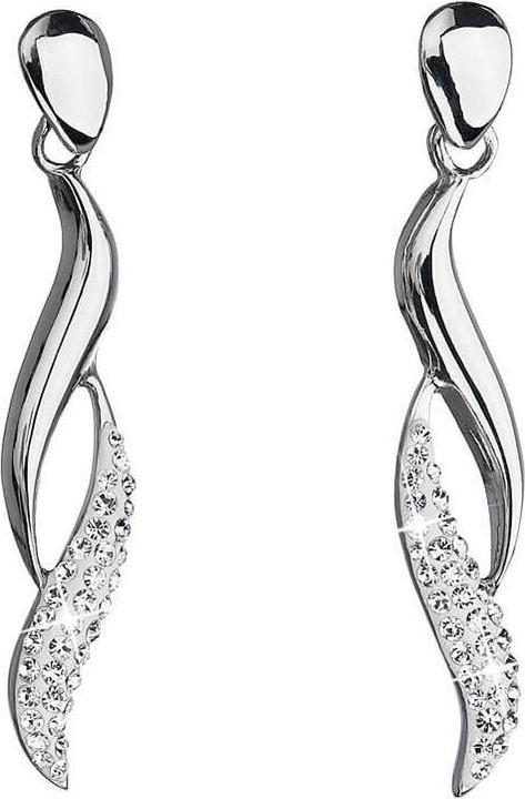 Image du produit Evolution Group Boucles d'oreilles de luxe avec cristaux 31162.1 crystal (L)