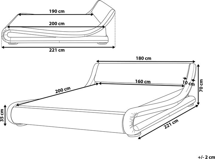Image du produit Beliani Avignon (160 x 200 cm)