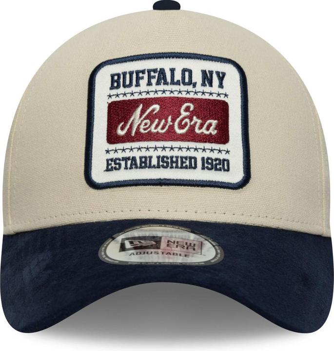 Produktbild New Era A-Frame Mesh Trucker Cap - Brand Patch Hellbeige (One Size)